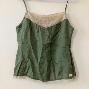 Rare vintage Hollister beaded green cami
